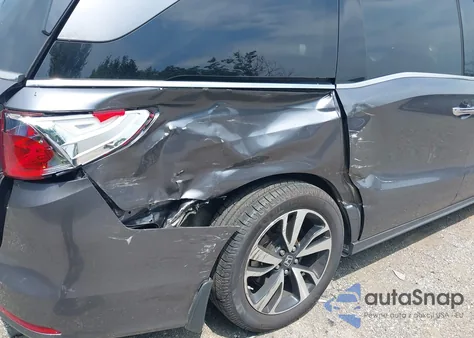 2019 Honda Odyssey Elite из США, поврежденный, VIN 5FNRL6H9XKB060781